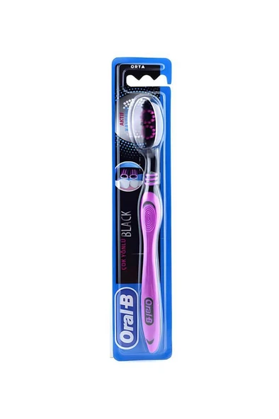 Oral-B Black Çok Yönlü Aktif Kavrama Diş Fırçası