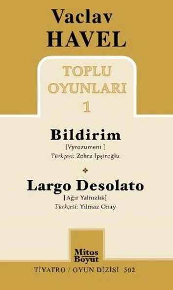 Vaclav Havel Toplu Oyunları 1 / Bildirim-Largo Desolato ürün görseli 1