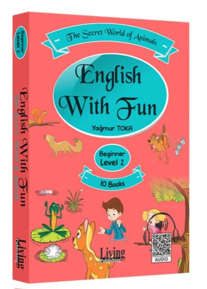 English With Fun Level 2 - 10 Kitap - The Secret World Of Animals ürün görseli 1