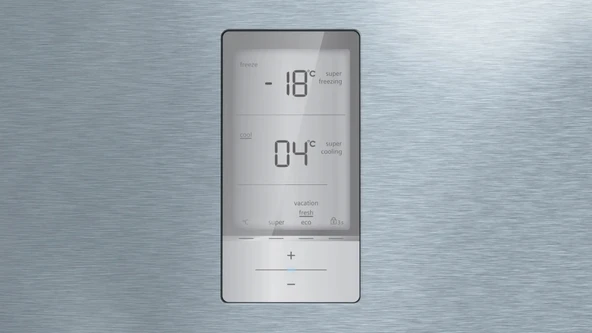 Siemens KG86NAID2N iQ500 Alttan Donduruculu Buzdolabı 186 x 86 cm Kolay temizlenebilir Inox - 3