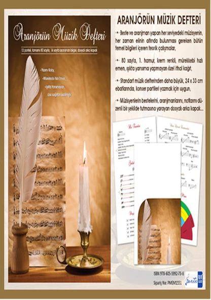 Aranjörün Müzik Defteri ürün görseli 1