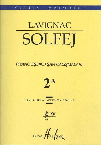 Lavignac Solfej Piyano Eşlikli Şan Çalışmaları 2A ürün görseli 1