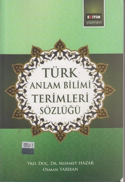 Türk Anlam Bilimi Terimleri Sözlüğü ürün görseli 1