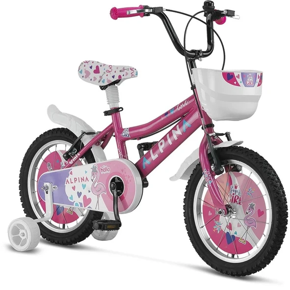 ÜMİT 1647 ALPINA-L-BMX-V KIZ ÇOCUK BİSİKLETİ 332H V 16 JANT PEMBE ürün görseli