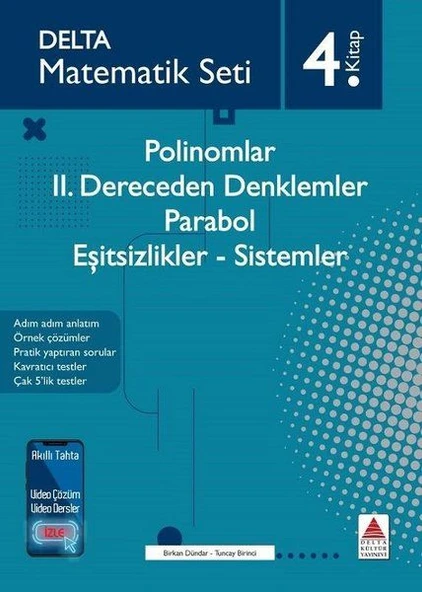 Matematik Seti 4.Kitap - Polinomlar-2. Dereceden Denklemler - Parabol - Eşitsizlikler - Sistemler ürün görseli 1