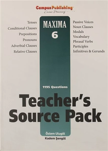 Teacher's Source Pack - Maxima 6 ürün görseli 1