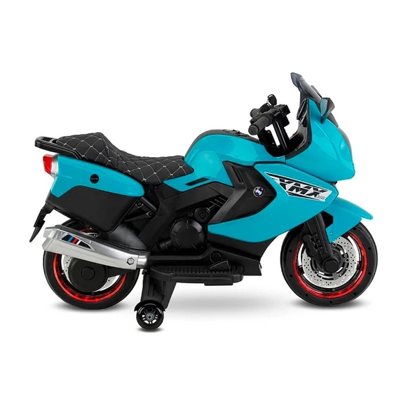 BABYHOPE 438A XMX-316 12V LEDLİ AKÜLÜ MOTOR TURKUAZ - Resim 2