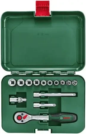 Cırcırlı Lokma Anahtar Seti 1/4'' 14 Parça Bosch 1600A02BY0 - 3