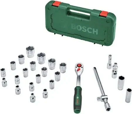 Cırcırlı Lokma Seti 1/2'' 25 Parça Bosch 1600A02Z9F -523 - 3