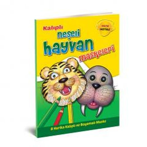 Kalıplı Neşeli Hayvan Maskeleri - 1