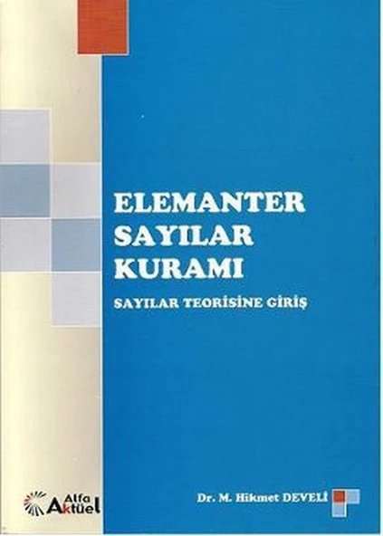 Elemanter Sayılar Kuramı ürün görseli 1
