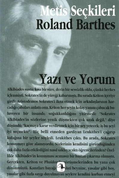 Yazı ve Yorum: Roland Barthes'dan Seçme Yazılar ürün görseli 1