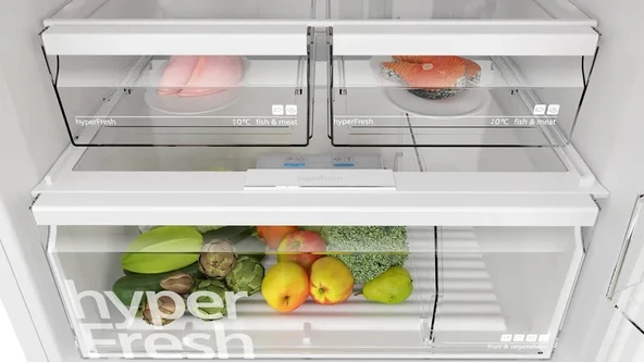 Siemens KD76NXWE1N iQ300 Üstten Donduruculu Buzdolabı 186 x 75 cm Beyaz, Total noFrost - 6