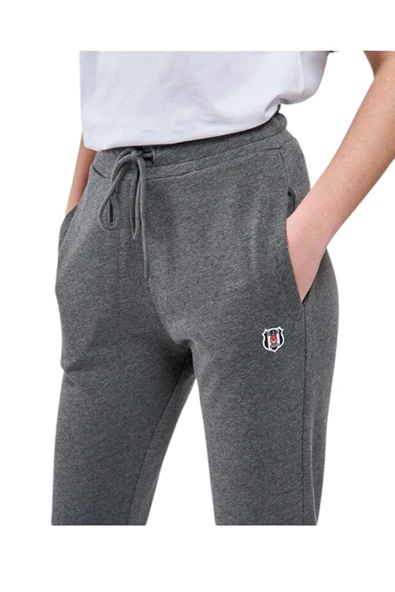 Beşiktaş Klasik Kadın Alt Gri Eşofman - 3