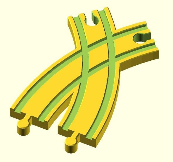 Oyuncak Ahşap Tren Yolu / Spielzeug Holzeisenbahn Schienen / Kreuzung Kurve 2 / Bri̇o Thomas Ikea Ebay Kompatibel Plastik Aparat
