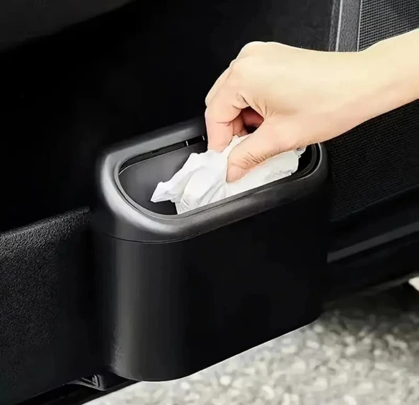 Araç İçi Çok Amaçlı Kapaklı Çöp Kutusu - 5