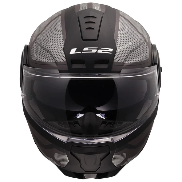 LS2 SCOPE 2 AXIS MAT SİYAH-TITANIUM KASK - Resim 4