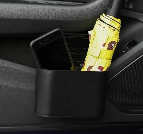 Araç İçi Çok Amaçlı Kapaklı Çöp Kutusu - 4