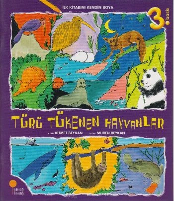 İlk Kitabını Kendin Boya - Türü Tükenen Hayvanlar ürün görseli 1