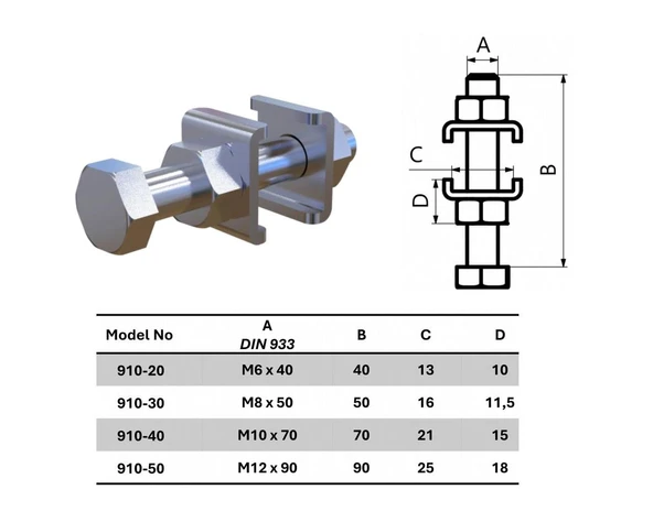 911-20 Pabucsuz Baskı Grubu 23915-2 ADET FİYATI