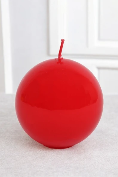 Dekoratif Yuvarlak Top Mum 8 cm - 1