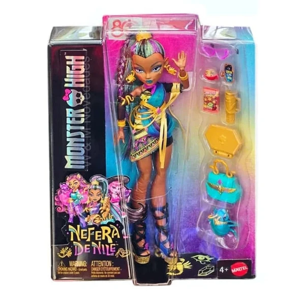 Monster High Mumya Elbisesiyle Nefera de Nile Bebek JDR48 - 6