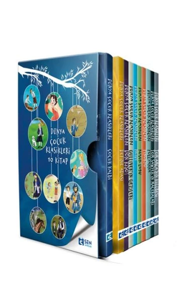 Dünya Çocuk Klasikleri 10 Kitap Kutulu Set ürün görseli 1