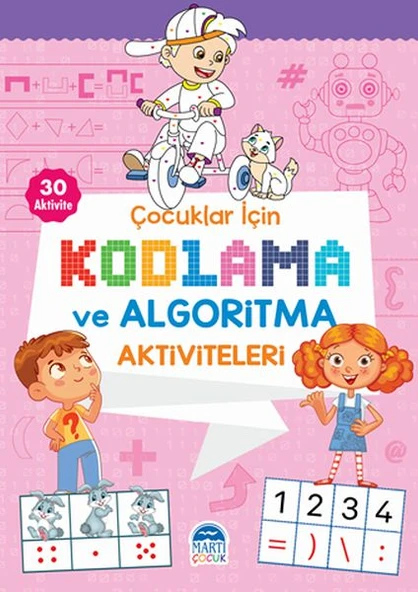 Çocuklar İçin Kodlama ve Algoritma Aktiviteleri - Pembe ürün görseli 1