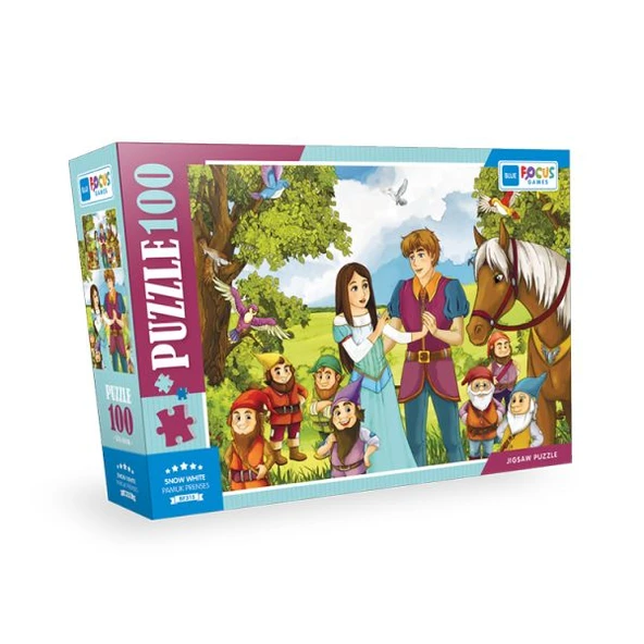 Blue Focus Snow White (Pamuk Prenses) - Puzzle 100 Parça ürün görseli 1