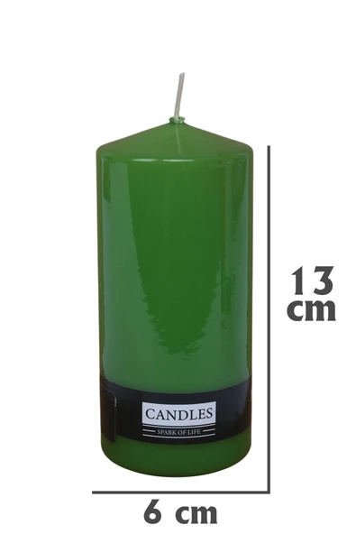 Dekoratif Kokusuz Baton Mum 6x13 cm - 5