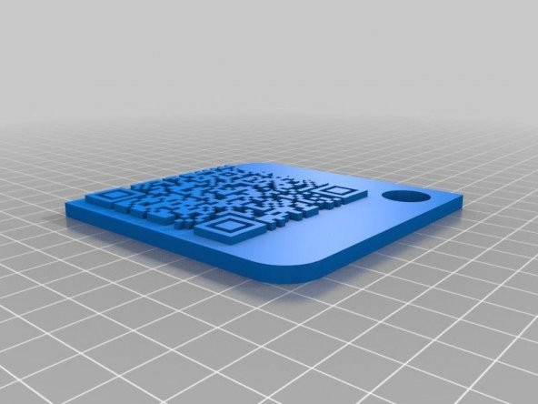 Özelleştirici İçin Örnek Anahtarlık Qr Kod Üreteci Plastik Aparat - 1
