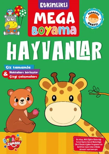 Etkinlikli Mega Boyama - Hayvanlar ürün görseli 1