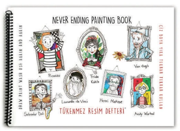 Tükenmez Resim Defteri -4 25x35cm ürün görseli 1