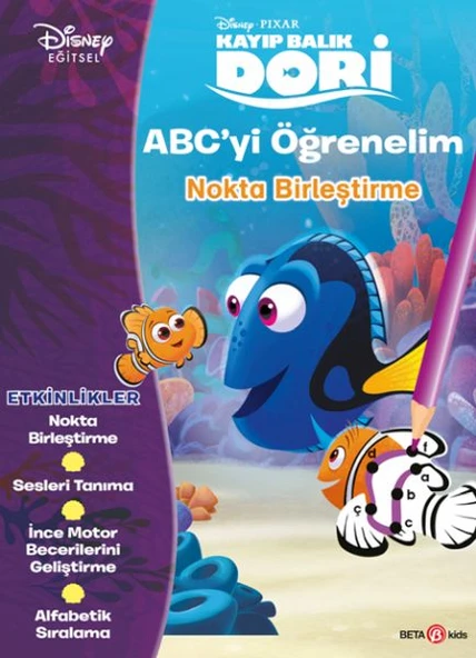 Disney Eğitsel Dori ABC’yi Öğrenelim Nokta Birleştirme ürün görseli 1