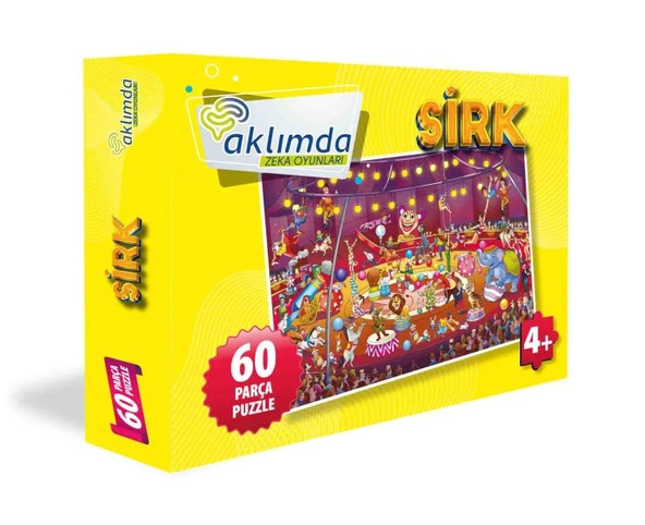 60 Parça Puzzle Sirk ürün görseli 1