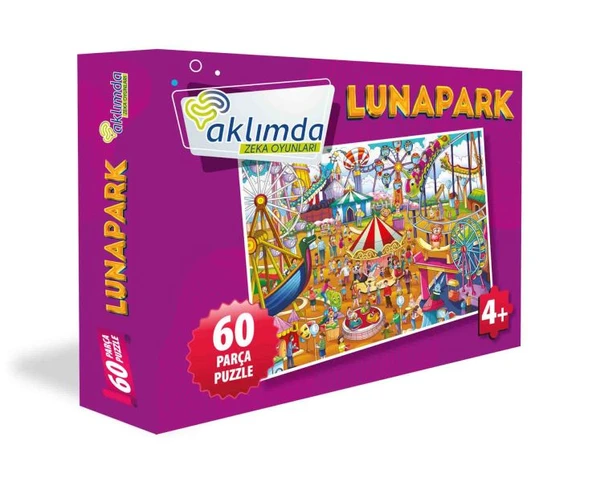 60 Parça Puzzle Lunapark ürün görseli 1
