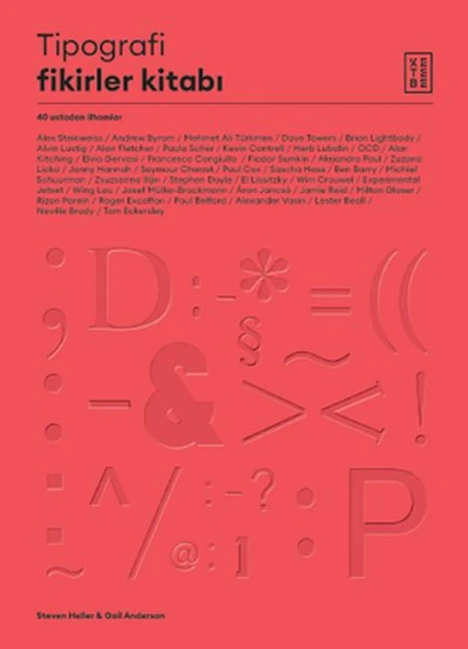 Tipografi Fikirler Kitabı - 40 Ustadan İlhamlar ürün görseli 1