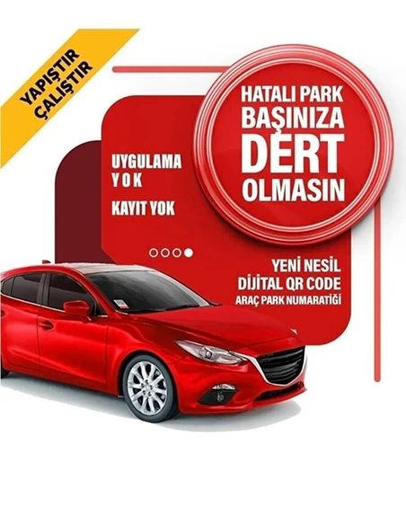 Hatalı Park Orkod Okuyucu Sticker - 5