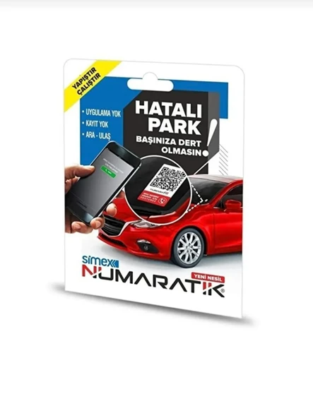 Hatalı Park Orkod Okuyucu Sticker