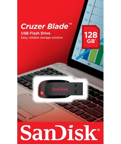 SanDisk Cruzer Blade 128GB - 10