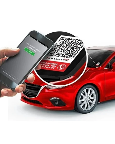 Hatalı Park Orkod Okuyucu Sticker - 4