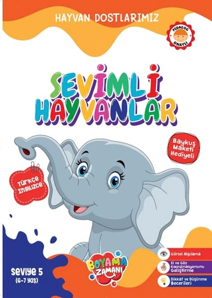 Hayvan Dostlarımız - Sevimli Hayvanlar Seviye 5 (6-7 Yaş) ürün görseli 1