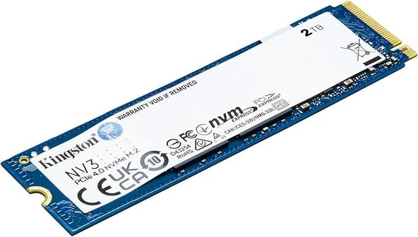 2TB KINGSTON NV3 SNV3S/2000G 6000/5000MB/S M.2 NVMe PCIe 4.0