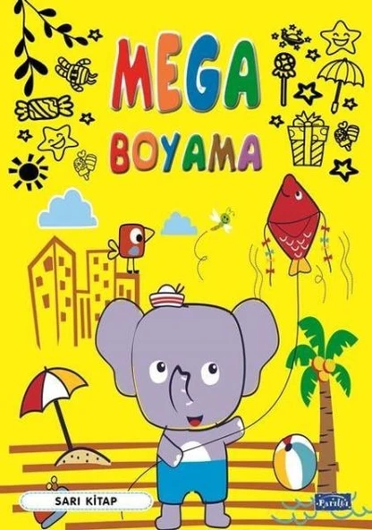Mega Boyama Sarı Kitap ürün görseli 1