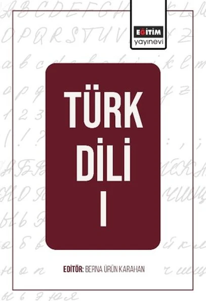 Türk Dili I ürün görseli 1