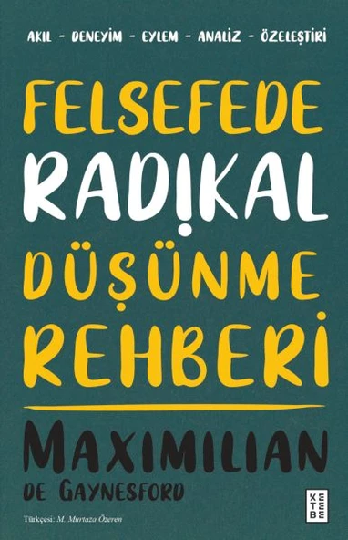 Felsefede Radikal Düşünme Rehberi ürün görseli 1