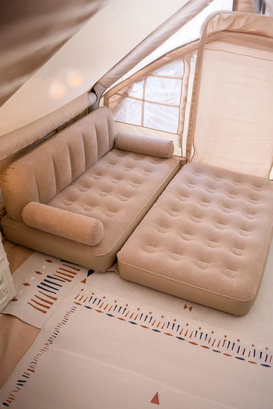 Robo Kendi kendine Şişen Otomatik Çift Kişilik Şişme Koltuk - 2