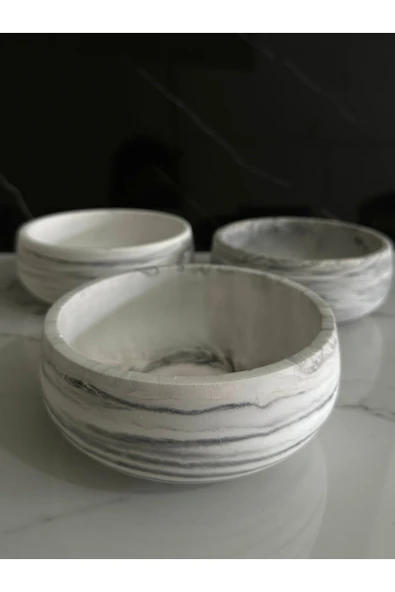 Dekoratif Beton Kase Takılık El Yapımı Havluluk - 8