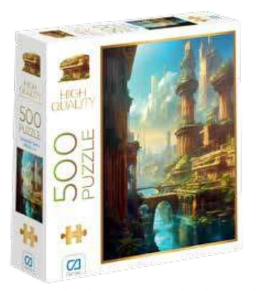 Uzaktaki Şehir Puzzle 500 ürün görseli 1