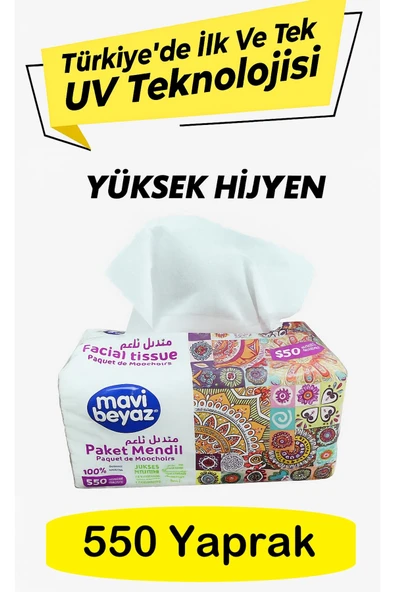 Pratik Paket Çek Kullan Mendil - Peçete 6x550 Yaprak - 2
